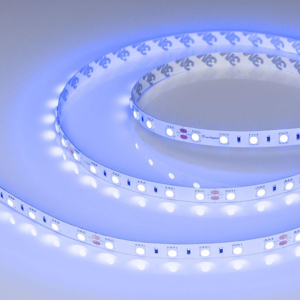 Светодиодная лента Arlight 4W/m 60Led/m 5060SMD синий 5M RT-B60-10mm 24V Blue 008819(3) Светодиодная лента Arlight 4W/m 60Led/m 5060SMD синий 5M RT-B60-10mm 24V Blue 008819(3)