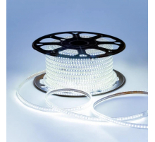 Светодиодная влагозащищенная лента OGM 7W/m 120LED/m 2835SMD холодный белый 50M O17-09