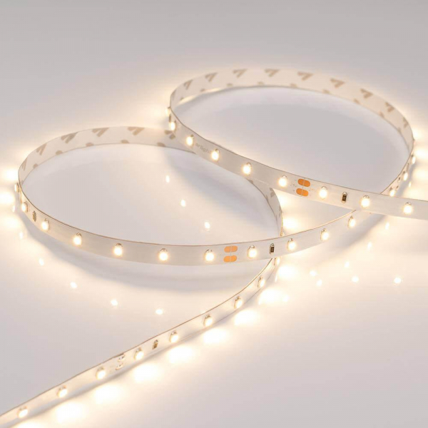 Светодиодная лента Arlight 4,8W/m 60LED/m 3528SMD теплый белый 5M 024110(B) Светодиодная лента Arlight 4,8W/m 60LED/m 3528SMD теплый белый 5M 024110(B)