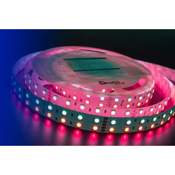 Светодиодная влагозащищенная лента DesignLed 28,8W/m 120LED/m 5050SMD разноцветный/холодный белый 5M 000514