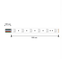Лента светодиодная 5M SMD2835RGB 27W/m RGB+W+W IP20 Favourite 2001-82720
