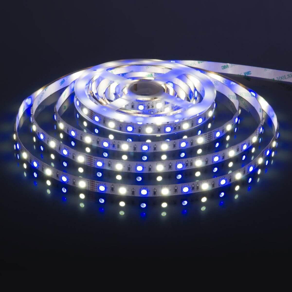 Светодиодная лента Elektrostandard 14,4W/m 60LED/m 5050SMD MIX RGB/холодный белый 5M a053731 Светодиодная лента Elektrostandard 14,4W/m 60LED/m 5050SMD MIX RGB/холодный белый 5M a053731