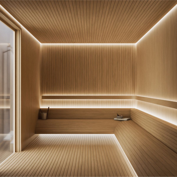 Светодиодная влагозащищенная лента для бани и сауны OGM 14,4W/m 180LED/m 2835SMD белый 5M LSE-298