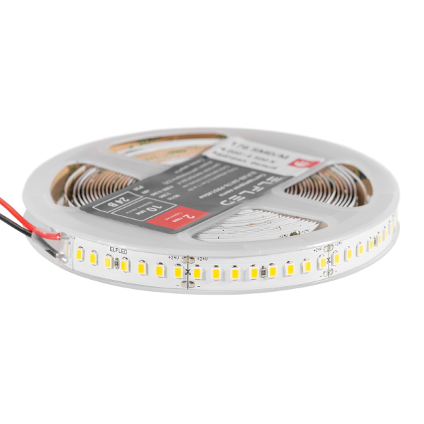 Лента светодиодная ELFLED PRO140, 176/м (2835), 24В, 16Вт/м, 5м, белый 6500-7000К ELFLED-24176-PRO140w