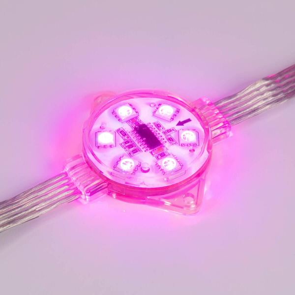 Модуль управляемый Arlight VISOR-DMX-5060-6-24V RGB 120deg D40x12mm 1.5W IP68 029188 Модуль управляемый Arlight VISOR-DMX-5060-6-24V RGB 120deg D40x12mm 1.5W IP68 029188