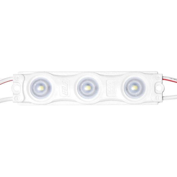 Модуль светодиодный ELF 3SMD диод 2835, с линзой, 160гр.,12В, IP 65, STD ELF-3SMD2835std СW
