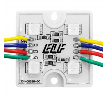 Модуль светодиодный ELF 4SMD диода 5050, 12В, RGB, тип В, корпус glue ELF-4SMD5050RGB Type B gl