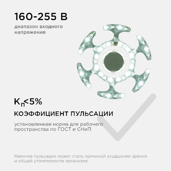 Светодиодный модуль Apeyron со встроенным драйвером 02-70 Светодиодный модуль Apeyron со встроенным драйвером 02-70