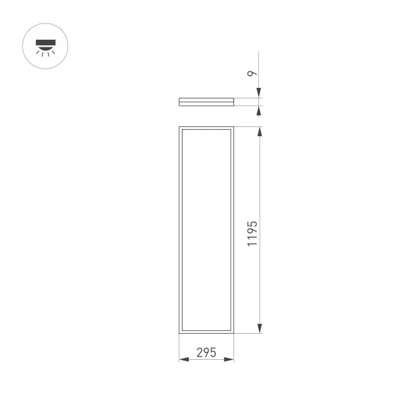 Светодиодная панель Arlight DL-INTENSO-S300x1200-40W Day4000 (WH, 120 deg, CRI90, 230V) 043582 Светодиодная панель Arlight DL-INTENSO-S300x1200-40W Day4000 (WH, 120 deg, CRI90, 230V) 043582