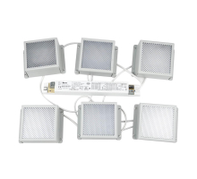 Встраиваемый светодиодный светильник Uniel ULP-0808 42W/4000К IP40 Grilyato White KIT06 (6 шт.) UL-00011060
