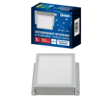 Панель светодиодная Uniel ULP-1010-7W/4000K IP54 GRILYATO OPAL WHITE