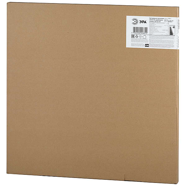 Светодиодная панель ЭРА SPL-510-S-65K-040 40Вт 6500К 595х595х8 серебро без драйвера с ушками ультратонкая Б0048924