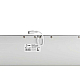 Светодиодная панель ЭРА SPL-510-S-65K-040 40Вт 6500К 595х595х8 серебро без драйвера с ушками ультратонкая Б0048924