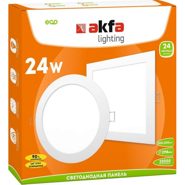 Встраиваемая светодиодная панель Akfa Lighting AK-LPS FLSLPR00000100 Встраиваемая светодиодная панель Akfa Lighting AK-LPS FLSLPR00000100