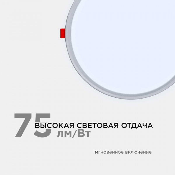 Встраиваемая светодиодная панель OGM LP-12 Встраиваемая светодиодная панель OGM LP-12