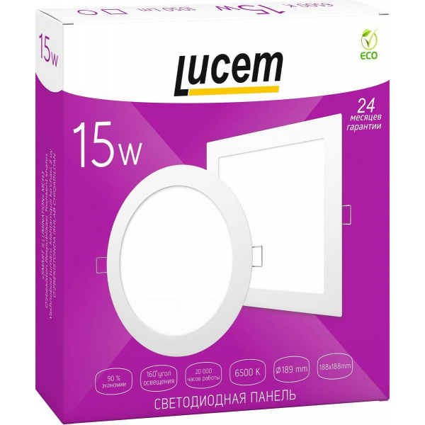 Встраиваемая светодиодная панель Lucem LM-LPS FLLPS160065L
