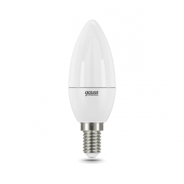 Лампа светодиодная Gauss E14 12W 6500K матовая 33132