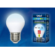 Лампа светодиодная Uniel E27 6W 4000K матовая LED-G45-6W/NW/E27/FR/MB PLM11WH UL-00002378