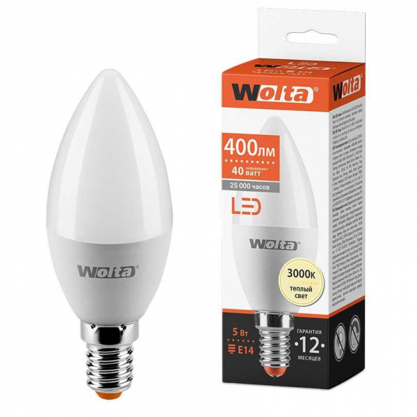 Светодиодная лампа WOLTA 25YC5E14 Светодиодная лампа WOLTA 25YC5E14