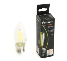 Лампа светодиодная Feron.PRO LB-1206 Свеча E27 960LM 6W 175-265V 2700K 51238