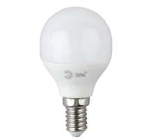 Лампа светодиодная ЭРА E14 10W 2700K матовая LED P45-10W-827-E14 R Б0052378