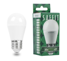 Лампа светодиодная Saffit E27 20W 6400K матовая SBG4520 55278