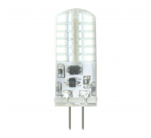Лампа светодиодная Uniel G4 3W 3000K прозрачная LED-JC-12/3W/4000K/G4/CL SIZ05TR UL-00010367