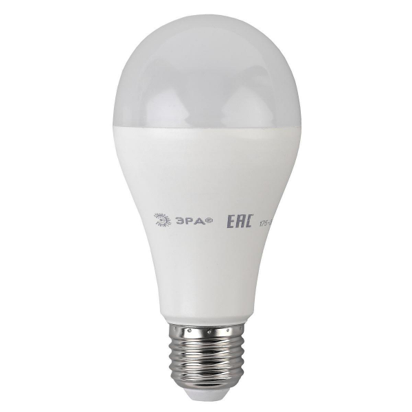 Лампа светодиодная ЭРА E27 20W 2700K матовая LED A65-20W-827-E27 R Б0050687 Лампа светодиодная ЭРА E27 20W 2700K матовая LED A65-20W-827-E27 R Б0050687