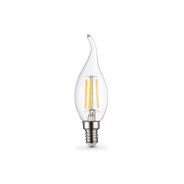 Лампа светодиодная Свеча на ветру CF35 11W 4000K Ambrella light Bulding 351124 Лампа светодиодная Свеча на ветру CF35 11W 4000K Ambrella light Bulding 351124