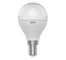 Лампа светодиодная Gauss E14 7,5W 4100К матовая 1053128