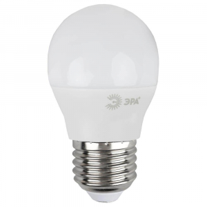 Лампа светодиодная ЭРА E27 7W 2700K матовая LED P45-7W-827-E27 Б0020550