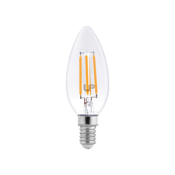 Светодиодная лампа LEDS POWER Filament C35 E14 6Вт 3000К 007076