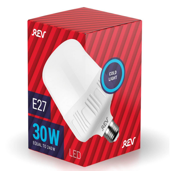 Лампа светодиодная REV T100 E27 30W 6500K PowerMax холодный белый свет 32417 1 Лампа светодиодная REV T100 E27 30W 6500K PowerMax холодный белый свет 32417 1