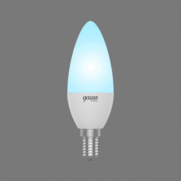 Лампа светодиодная Gauss E14 5,5W 4100К матовая 1033126 Лампа светодиодная Gauss E14 5,5W 4100К матовая 1033126