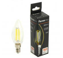 Лампа светодиодная Feron.PRO LB-1206 Свеча E14 960LM 6W 175-265V 2700K 51244 Лампа светодиодная Feron.PRO LB-1206 Свеча E14 960LM 6W 175-265V 2700K 51244
