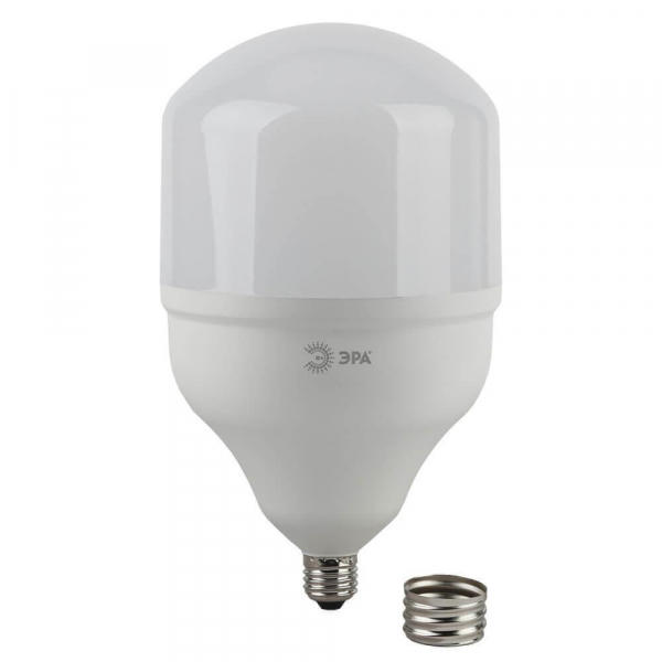 Лампа светодиодная ЭРА E40 65W 6500K матовая LED POWER T160-65W-6500-E27/E40 Б0027924 Лампа светодиодная ЭРА E40 65W 6500K матовая LED POWER T160-65W-6500-E27/E40 Б0027924