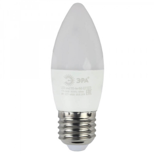 Лампа светодиодная ЭРА E27 6W 2700K матовая ECO LED B35-6W-827-E27 Б0020620