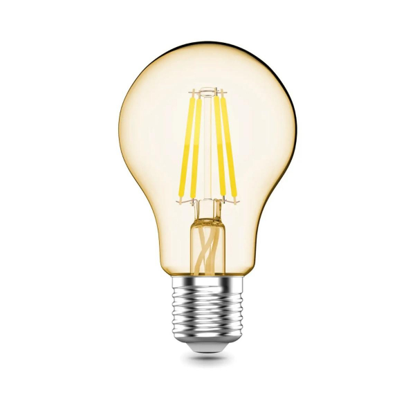 Лампа cветодиодная филаментная Gauss E27 4,5W 2200K прозрачная 1021245 Лампа cветодиодная филаментная Gauss E27 4,5W 2200K прозрачная 1021245
