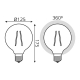 Лампа cветодиодная диммируемая Gauss E27 10W 2400K прозрачная 158802010-D