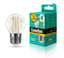 Лампа светодиодная Camelion E27 7W 3000K LED7-G45-FL/830/E27 13457 Лампа светодиодная Camelion E27 7W 3000K LED7-G45-FL/830/E27 13457