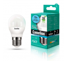 Лампа светодиодная Camelion E27 10W 4500K LED10-G45/845/E27 13568 Лампа светодиодная Camelion E27 10W 4500K LED10-G45/845/E27 13568