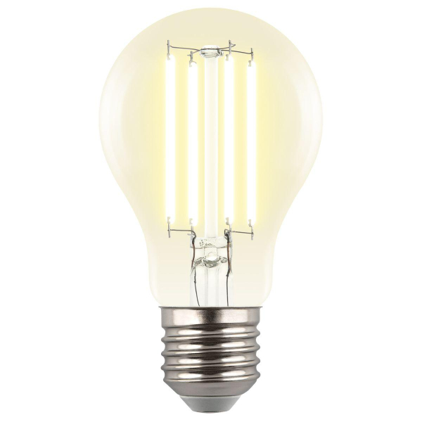 Лампа светодиодная Uniel E27 7W 3000K прозрачная LED-A60-7W/3000K/E27/CL GLY01TR UL-00011934
