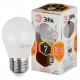 Лампа светодиодная ЭРА E27 7W 2700K матовая LED P45-7W-827-E27 Б0020550