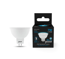 Лампа светодиодная Gauss GU5.3 7W 6500K матовая 101505307