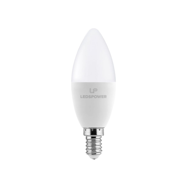 Светодиодная лампа LEDS POWER C37 E14 6,5Вт 4000К диммируемая 006703 Светодиодная лампа LEDS POWER C37 E14 6,5Вт 4000К диммируемая 006703