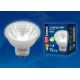 Лампа светодиодная Uniel GU4 3W 4000K прозрачная LED-MR11-3W/NW/GU4 GLZ21TR UL-00001701