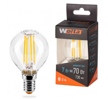Светодиодная лампа WOLTA 25S45GLFT7E14