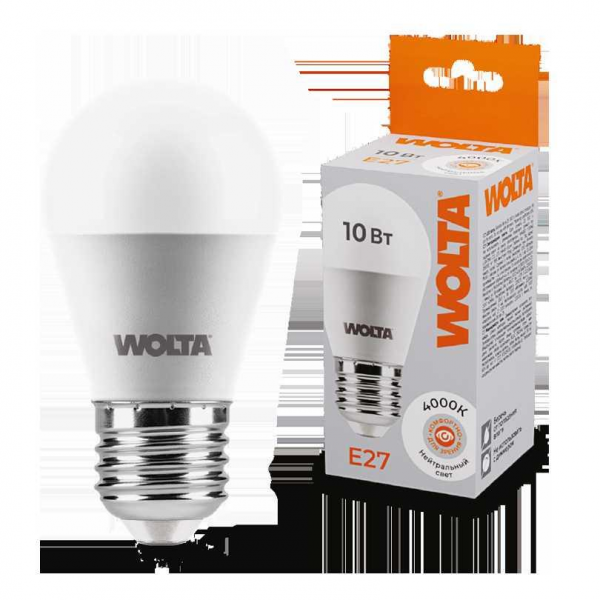 Светодиодная лампа WOLTA 25S45GL10E27 Светодиодная лампа WOLTA 25S45GL10E27