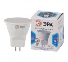 Лампа светодиодная ЭРА GU4 4W 4000K матовая LED MR11-4W-4000K-GU4 Б0049066