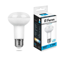 Лампа светодиодная Feron E27 11W 6400K Груша Матовая LB-463 25512